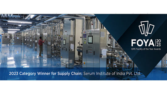 International Society for Pharmaceutical Engineering (ISPE) Awards for Serum Institute Of India